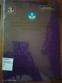 Image of Pedoman Butir Penemuan Teknologi Dalam Bidang Pendidikan 3.2
