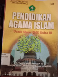 Image of Pendidikan Agama Islam Untuk Siswa SMK Kelas III