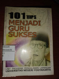 Image of 101 Tips Menjadi Guru Sukses