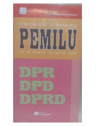 Image of Undang - Undang Pemilu UU RI Nomor 10 Tahun 2006 DPR DPD DPRD