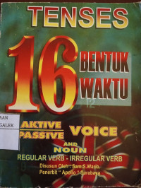 Image of Tenses 16 Bentuk Waktu