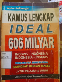 Image of Kamus Lengkap Ideal 606 Milyar