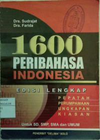 Image of 1600 Peribahasa Indonesia