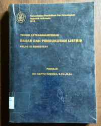 Image of Teknik Ketenagalistrikan Dasar dan Pengukuran Listrik