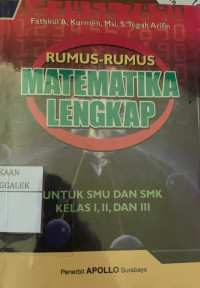 Image of Rumus - Rumus Matematika Lengkap dengan Fisika & Kimia Berdasarkan Kurikulum 1994