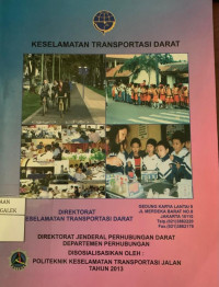 Image of Keselamatan Transportasi Darat