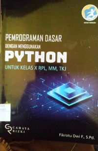 Image of Pemrograman Dasar Menggunakan Python