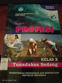 Image of Profesi : SMALB Tunadaksa Sedang Kelas X Buku Guru