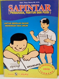 Image of Sapintar (Pribahasa, Pantun, dan Puisi) untuk Sekolah Dasar Menengah dan Umum